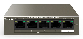 PoE-коммутатор Tenda TEF1105P-4-63W (TEF1105P-4-63W)