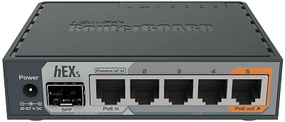 Маршрутизатор MikroTik hEX S RB760iGS  (RB760iGS)