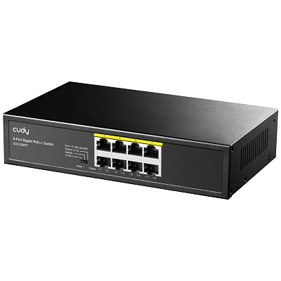 Коммутатор PoE+ GbE  8-портовый CUDY GS1008PT   (GS1008PT)