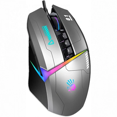 Мышь A4Tech Bloody W60 Max Activated, Gun Grey, (W60 MAX/GUN GREY)