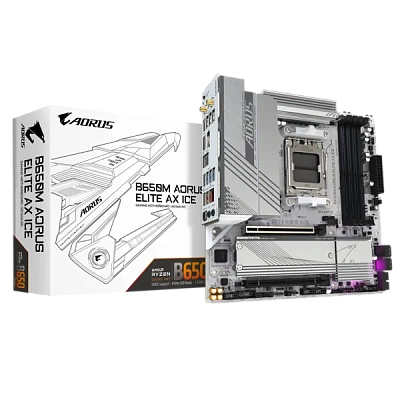 Материнская плата Gigabyte B650M Aorus Elite AX ICE (B650M AORUS ELITE AX ICE R1.0/1.1)