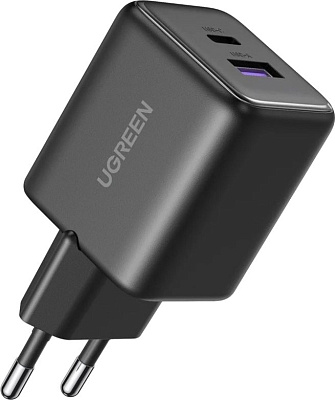 Зарядное устройство на 1C1A, 30W, QC3.0, GanN, черный, X516 (65014) UGREEN