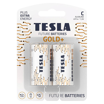 Батарейки TESLA BATTERIES GOLD+ C 2 PCS (GOLD+ C 2 PCS)