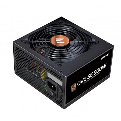 Блок питания ATX 500W Zalman ZM500-GV2SE, Bronze (ZM500-GV2SE)