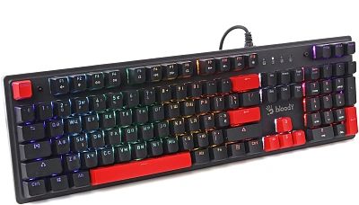 Клавиатура A4Tech Bloody S525N, Fire Black (S525N FIRE BLACK)