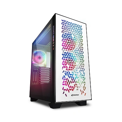 Корпус ПК без БП Sharkoon ELITE SHARK CA300H  (ELITE SHARK CA300H Wh)