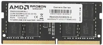 Оперативная память для ноутбука AMD Radeon R7 Performance Series 32Gb DDR4 3200MHz (R9432G3206S2S-U)