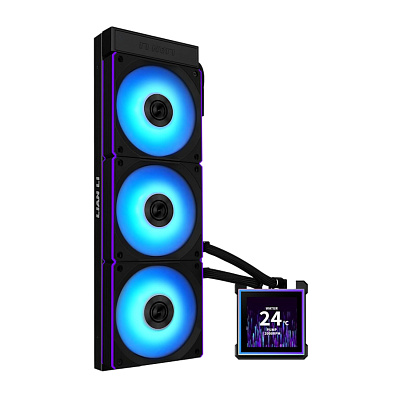 Водяное охлаждение для CPU Lian Li HydroShift II LCD-S 360 CL - Black (G89.GHS2LCDS36CB.00)