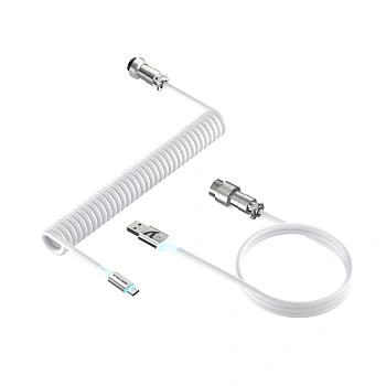 Кабель для клавиатуры Attack Shark C01Pro White USB A to Type C (C01Pro White)