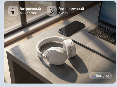 Наушники с микрофоном AULA A500 White, Type-C (A500 White)