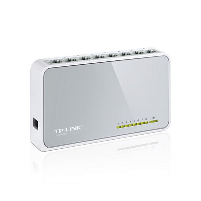 Коммутатор TP-Link TL-SF1008D 8-портовый 10/100 Мбит/с настольный коммутатор (TL-SF1008D)