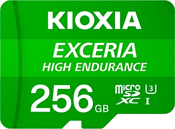 Карта памяти Kioxia Exceria High Endurance microSDXC 256 GB (LMHE1G256GG2)