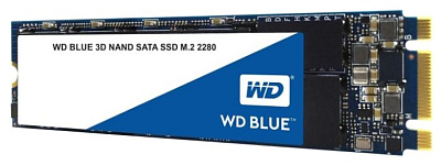 Твердотельный накопитель SSD WD Blue 3D NAND WDS250G2B0B 250ГБ M2.2280 SATA-III (TLC) (WDS250G2B0B)