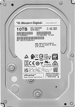 Жесткий диск HDD Western Digital Hitachi Ultrastar DC HA340 3.5’’, 10TB (WUS721210BLE6L4)