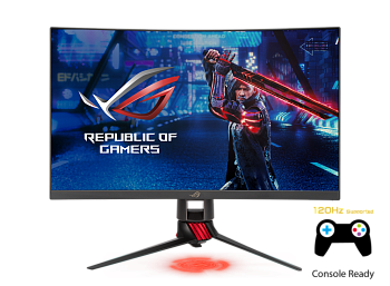 Монитор ASUS ROG Strix XG27WQ - Black-Red, 27" (90LM05I0-B01970)