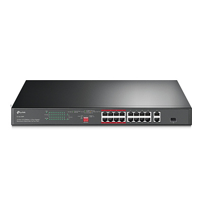 Коммутатор PoE+ 18-портовый Tp-Link TL-SL1218P  (TL-SL1218P(UN))