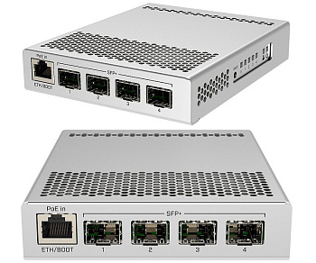 Сетевой коммутатор MikroTik CRS305-1G-4S+IN Cloud Router Switch 4SFP+, 1xGbLAN, 512 Mb (CRS305-1G-4S+IN) Сетевой коммутатор MikroTik CRS305-1G-4S+IN Cloud Router Switch 4SFP+, 1xGbLAN, 512 Mb (CRS305-1G-4S+IN)