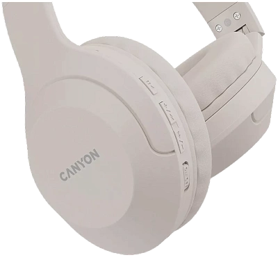 Наушники накладныеCanyonBTHS-3, Beige (CNS-CBTHS3BE)