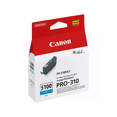 Чернильный картридж Canon PFI-5100 Cyan (6953C001AA)