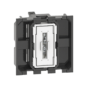 Переключатель Bticino K4003M2A Living Now 10А 2 модуля автоматические клеммы (K4003M2A)