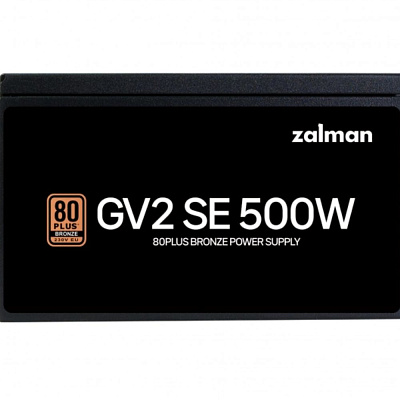 Блок питания ATX 500W Zalman ZM500-GV2SE, Bronze (ZM500-GV2SE)