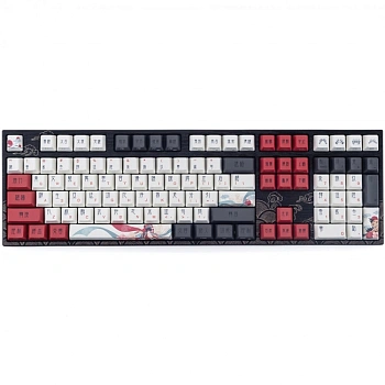 Клавиатура Varmilo Beijing Opera, VEM108, EC V2 Rose, Wired, Gaming, Black, USB (A36A028B0A3A06A025)