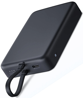 Power bank Xiaomi Magnetic WPB1007MI, 10000 mAh, 33W, USB Type-C, Qi 7.5W, Gray (BHR9823GL)