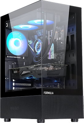 Компьютерный корпус Formula V Crystal Z1+ Black без Б/П (Crystal Z1+ Black)