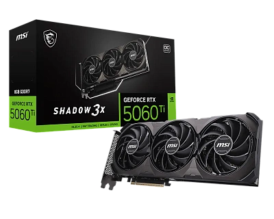 Видеокарта MSI GeForce RTX 5060 Ti 8G SHADOW 3X OC CLASSIC (G506T-8S3CA)