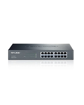 Коммутатор TP-Link TL-SG1016D 16-портовый гигабитный коммутатор настольный (TL-SG1016D)