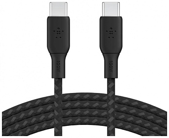 Кабель Belkin USB-C to USB-C, 3M, Black (CAB011BT3MBK)