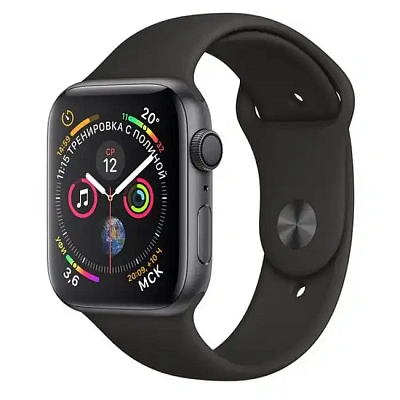 Смарт-часы Apple Watch Series 4, 44mm, Space Gray-Black (MU6D2GK)