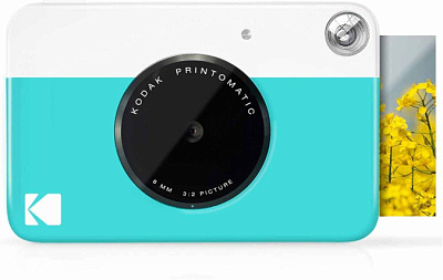 Фотоаппарат моментальной печати Kodak Printomatic, Blue (RODMP20BL+RODZ2X320)