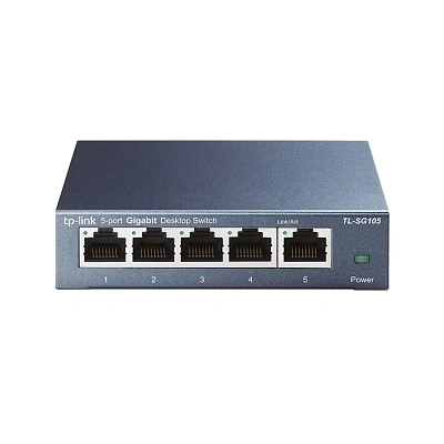 Коммутатор GbE  5-портовый Tp-Link TL-SG105  (TL-SG105(UN))