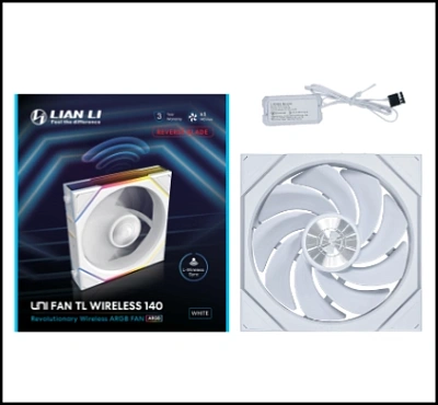 Вентилятор для корпуса Lian Li UNI FAN TL140 Wireless 140mm RGB White (G99.14TL1W1W.00)
