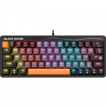 Клавиатура Defender Black Raven GK-417, Gray, (45417/45414)