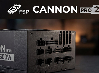 Блок питания FSP CANNON PRO 2500W, ATX 3.1, Platinum (FSP2500-57APB)