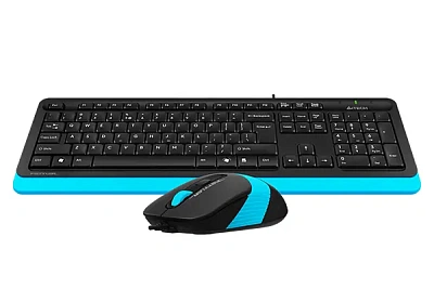 Клавиатура+мышь A4tech F1010-BLUE Fstyler USB (F1010-BLUE Fstyler)