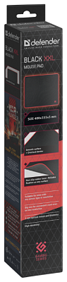Игровой коврик для компьютерной мыши Defender Black XXL (50559)