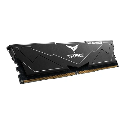 Комплект модулей памяти TeamGroup Team T Force Vulcan DDR5 64Gb (32x2), 6000MHz, Black (FLBD564G6000HC38ADC01)