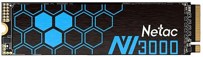 Твердотельный накопитель SSD 250Gb, M.2 2280, Netac NV3000, NVMe, PCIe 3x4, 3000R/1400W (NT01NV3000-250-E4X)