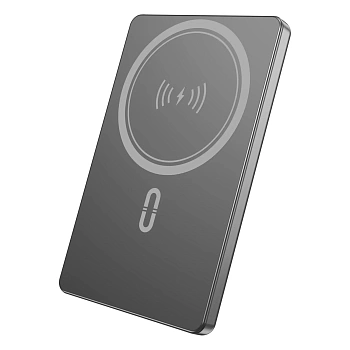 Портативный внешний аккумулятор Power Bank ARG 5000mAh Gray Wireless ARGWG50 (ARGWG50)