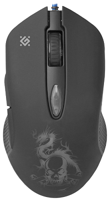 Игровая мышь проводная игровая оптическая Defender Sky Dragon GM-090L (черный),USB (52090)