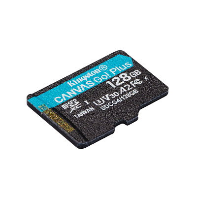 Карта памяти Kingston Canvas Go Plus A2 U3 V30 128GB (SDCG4/128GBSP)