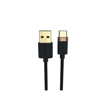 Интерфейсный кабель Duracell USB6061A USB-A to USB-C Черный (USB6061A)