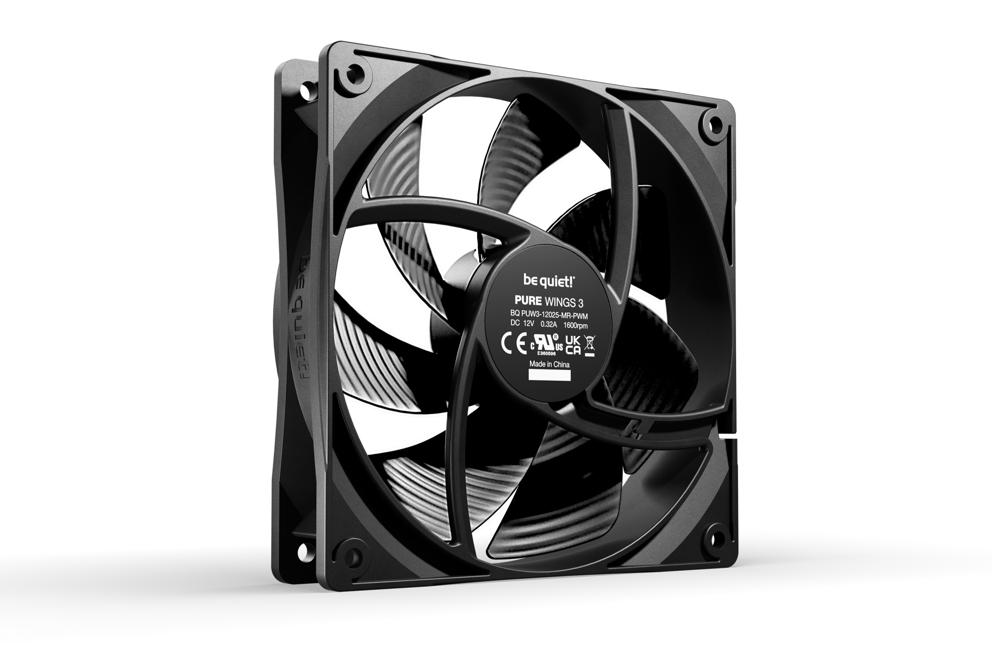Вентилятор для компьютерного корпуса Bequiet! Pure Wings 3 120mm PWM (BL105)