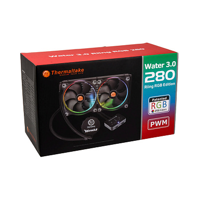 Кулер с водяным охлаждением Thermaltake Water 3.0 Riing RGB 280 (CL-W138-PL14SW-A)