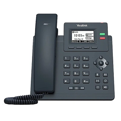 Телефон VoIP Yealink SIP-T31G черный (SIP-T31G)