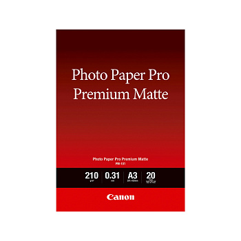 Матовая фотобумага Canon Pro Premium Matte PM-101 A3, 20 шт. (8657B006AA)