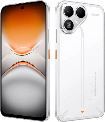 Смартфон TECNO Pova 8 5G, 128+8 GB Arc White (LK6/128/8GB/Arc White)